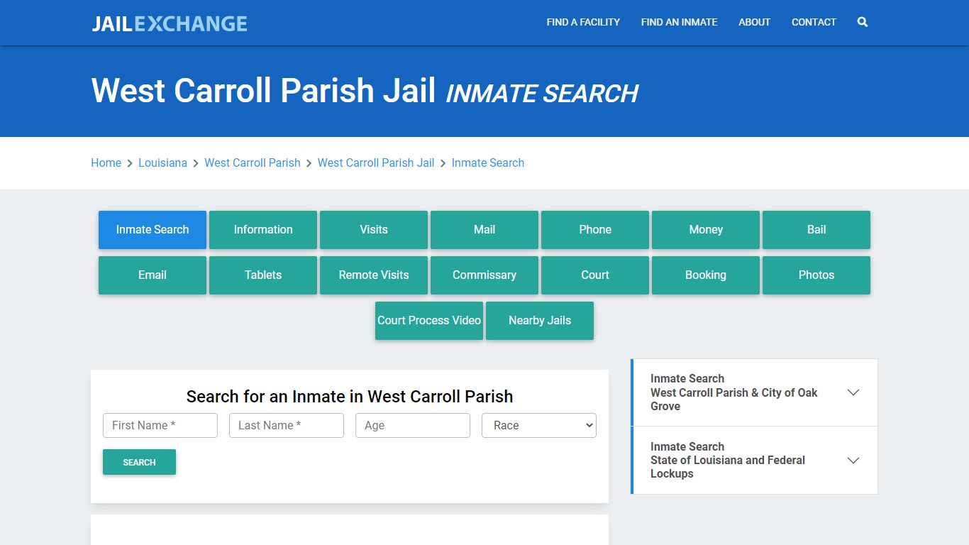 West Carroll Parish Jail, LA Inmate Search: Roster & Mugshots